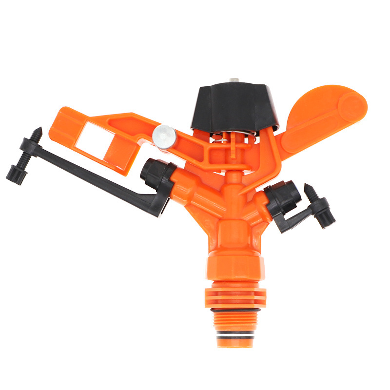 6 puntos de plástico rociador giratorio rociador césped verde 360 grados campo césped riego por pulverización no incluido impuestos