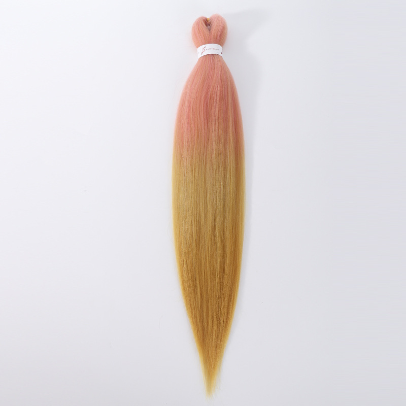 Trenzas grandes Ez, paquete de dos, flequillo exótico y moderno, cabello rizado de estilo exótico, peluca con flequillo completo