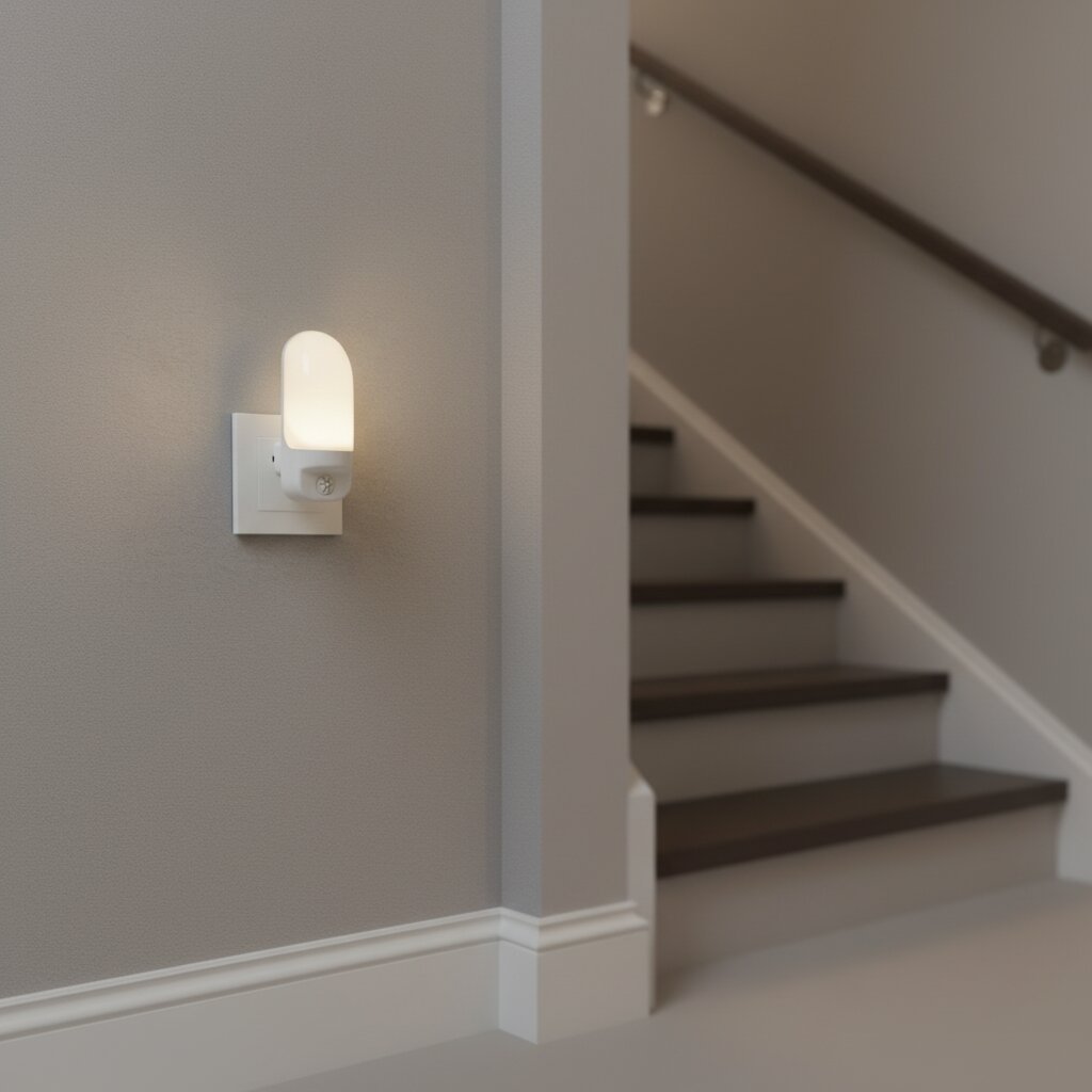 Transfronterizo SENTIDO DE LA Luz Inteligente LED lámpara de noche estándar Británico pasillo de inducción de control de luz estándar de Australia, América y Europa estándar luz de la noche