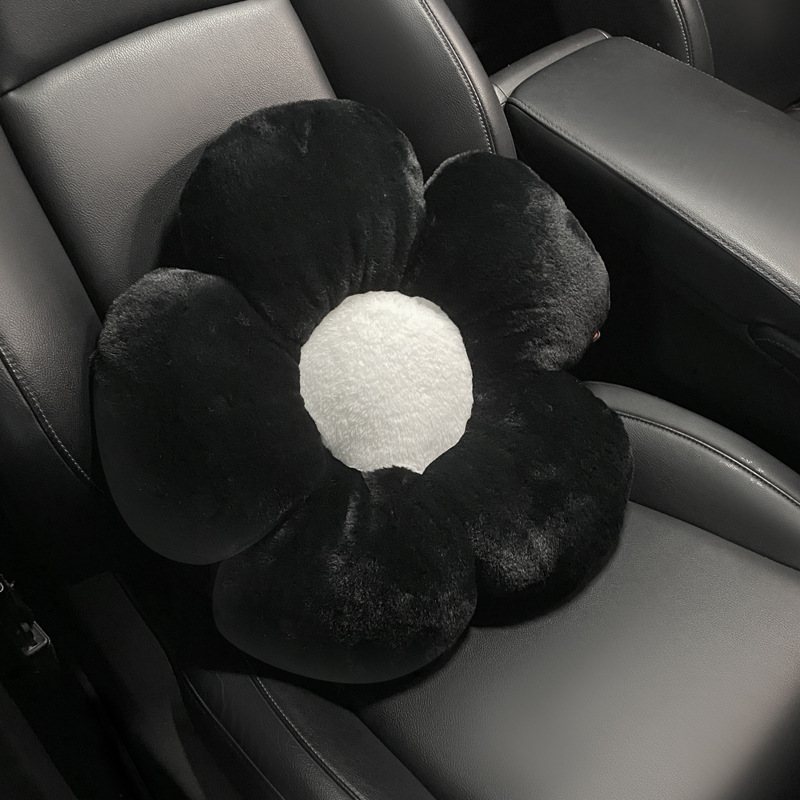 車のクッションの車のクッションの冬の車内の通気性の車のクッションの一枚の後ろの列の小さい腰のネットのネットのクッションのぬいぐるみの女神|undefined