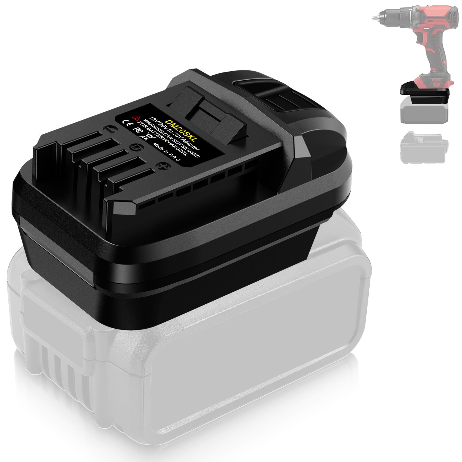 Adaptador de batería de cabello directo del fabricante es compatible con Dewei Mutian MiWatch 100 convertidores de baterías rotativas mutuas image 80