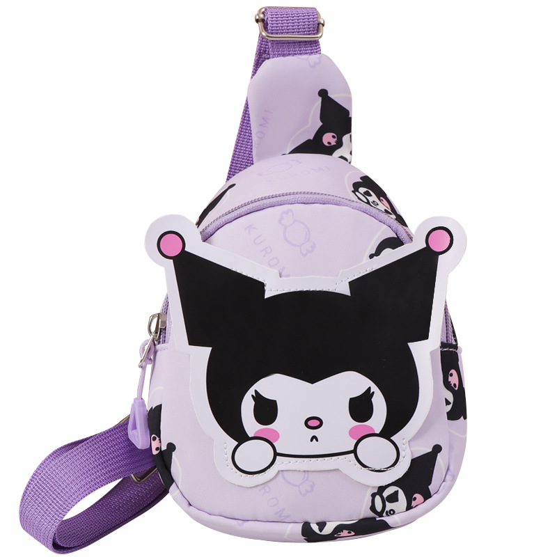 Nuevo viaje de primavera para niños bolsos de cambio bolsos de pecho para niños y niñas bolsos de caricatura princesa encantadora accesorios ligeros bolsos de mochila