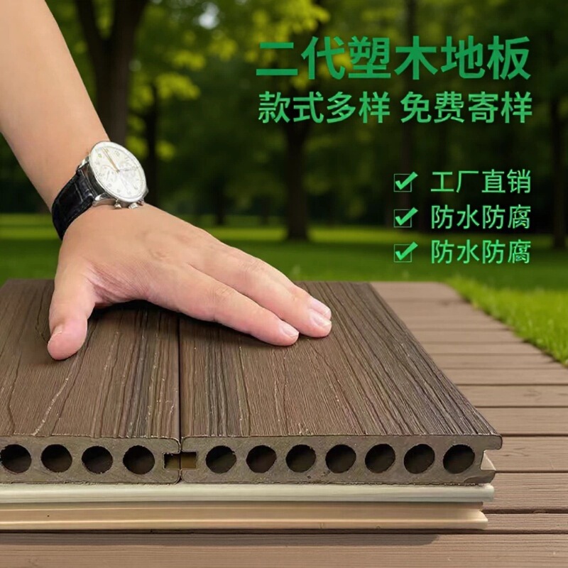Wpc Outdoor Plastic Wood Flooring Second Generation Co-Extruded Outdoor Park Courtyard Terrace Villa Walkway Wood Grain Wood-Plastic Flooring Wpc Outdoor Plastic Wood Flooring Second Generation Co-Extruded Outdoor Park Courtyard Terrace Villa Walkway Wood Grain Wood-Plastic Flooring