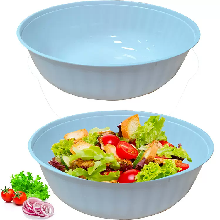 塑料碗沙拉碗搅拌碗食物碗水果蔬菜沙拉搅拌冰碗