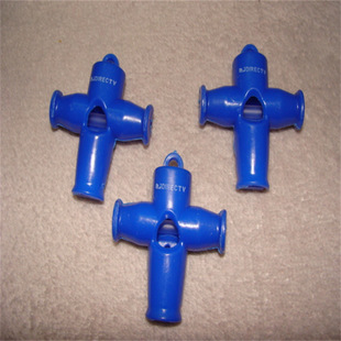 Plastic Whistle Gift Toy Organ Harmonica Bird Flute Seedless Whistle Cross Whistle Aircraft Type PS Shunda