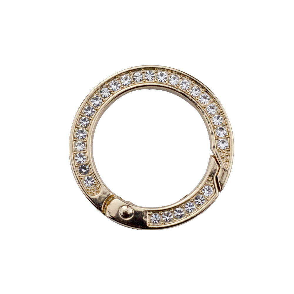 ドリルバネ付きドリル亜鉛合金オープンリング金属自動車キーホルダーdiy部品部品プレゼント卸売り