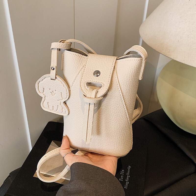Huxi super popular small bag for women, 2026 new trendy high-end bucket bag, shoulder bag, crossbody phone bag