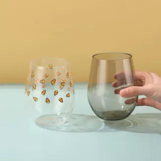 来图定制防摔彩色塑料酒杯商用快餐店餐厅饭店酒店水杯茶杯酒杯实