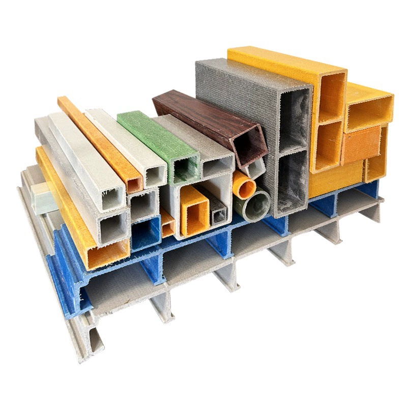 Армированный стекловолокном пластиковый угловой стальной армированный стекловолокном пластиковый профиль пултрузионного профиля FRP композитный волоконный канал стальной I-стальной прогон