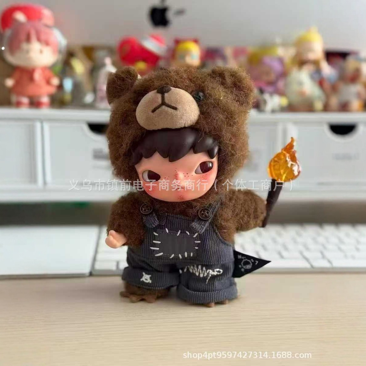 Hirono Living Wild  小野为喜乐而战毛绒公仔娃娃礼物挂件钥匙扣