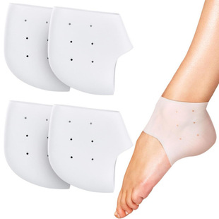 Cross-Border 60g Heel Protector Silicone Anti-Crack Heel Socks Heel Dry Crack Foot Protector Gel Heel Cover