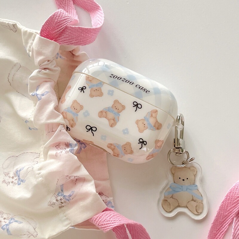 Imd Cartoon Cute Protective Case Suitable for Apple AirPods Pro 3 Earphones, Case for 2Nd and 3Rd Generation Earphones