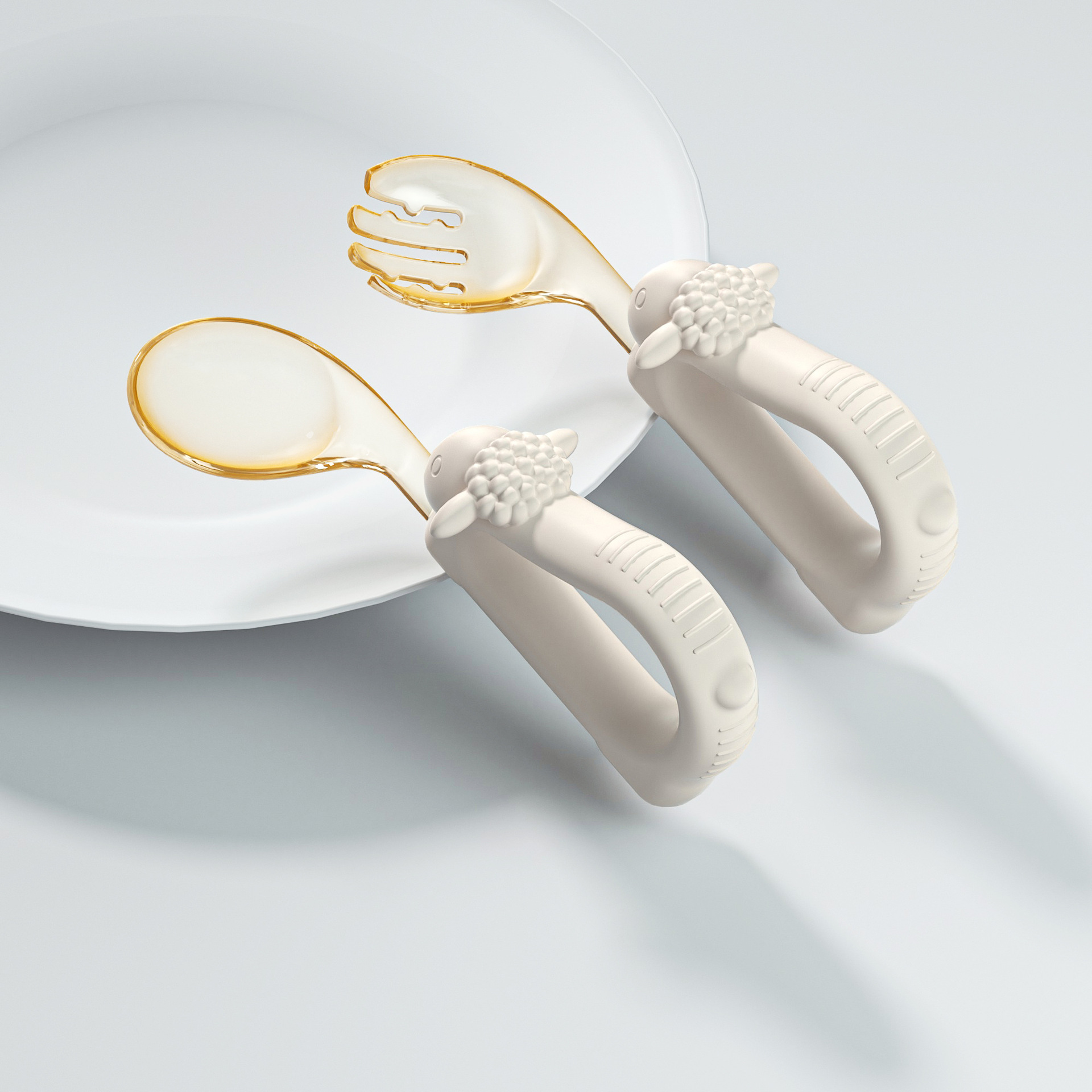 Minitutu cucharas de pasta de arroz para bebés, cucharas de alimentación suplementaria, cucharas de alimentación para niños, cucharas de alimentación para niños