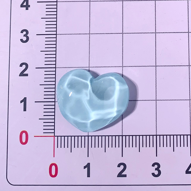 Accesorios de resina transparente esmaltada transfronteriza DIY amor adhesivo crema caja de teléfono móvil accesorios para el cabello abrazaderas de cabello material de botón de zapatos hecho a mano