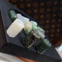 天然老翡翠桶珠路路通文玩手串配珠手链配件隔珠散珠文玩配饰饰品