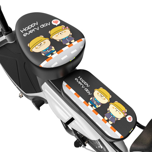 Electric Bike Seat Cover Waterproof Sunproof All-Season Universal for E-Motorcycle Electric Scooter Summer Heat Insulating Seat Cover