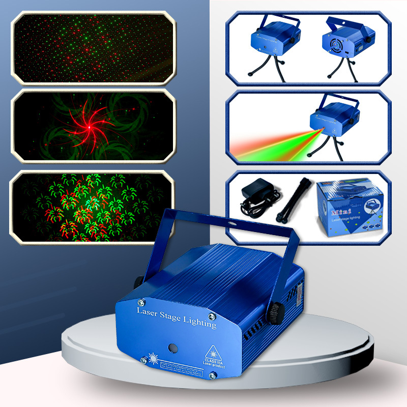 声控迷你绿光红光激光灯满天星镭射灯 舞台灯酒吧KTV婚庆舞台灯光