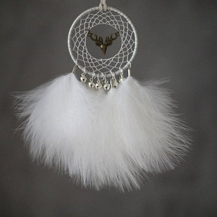 Creative quality car pendant dream catcher Mori feather wind chimes decoration girl gift girl heart birthday gift