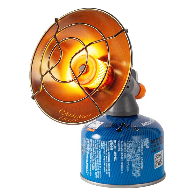 Invierno al aire libre camping calefacción artefacto mini portátil estufa de calefacción gas invierno camping pesca fuego pequeño sol