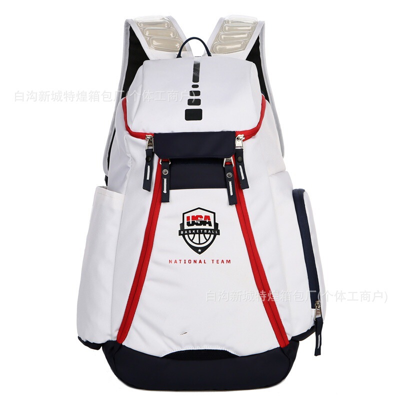Manufacturer Wholesale Elite American Version Men's Backpack Large Capacity Campus Style High School Student Sports Travel Bag Basketball Backpack