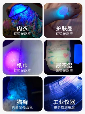 Purple Light Flashlight Fluorescent | UV fənərlər