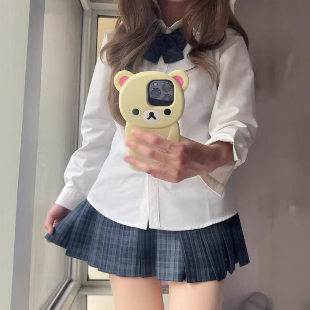 매력적인 일본 JK 여자 치마 세트 치마 주름 치마 기본 학생 유니폼 풀 세트 여름 부티크