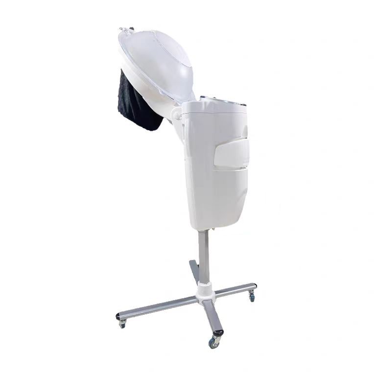 Vaporizador de Cabello Infrarrojo O3 con Ozono, Máquina de Micro-Niebla con Luz de 12 Colores para el Cuidado del Cabello y Tratamiento Infrarrojo