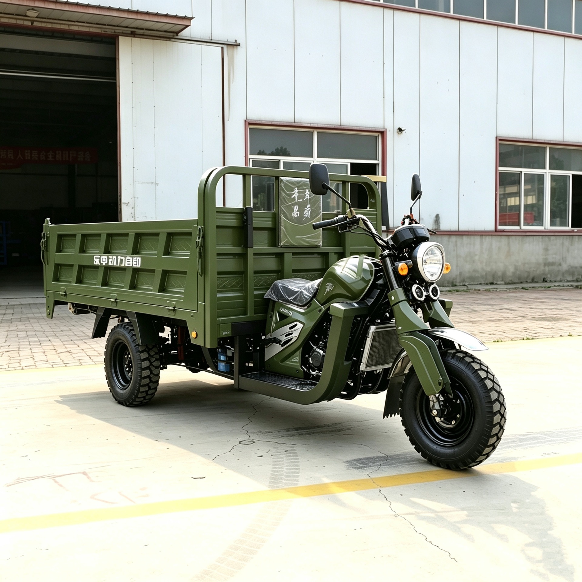 Cross-border export of green fuel-powered three-wheeled vehicles for operation in Southeast Asia, covered passenger transport vehicles, and five-wheeled motorcycles