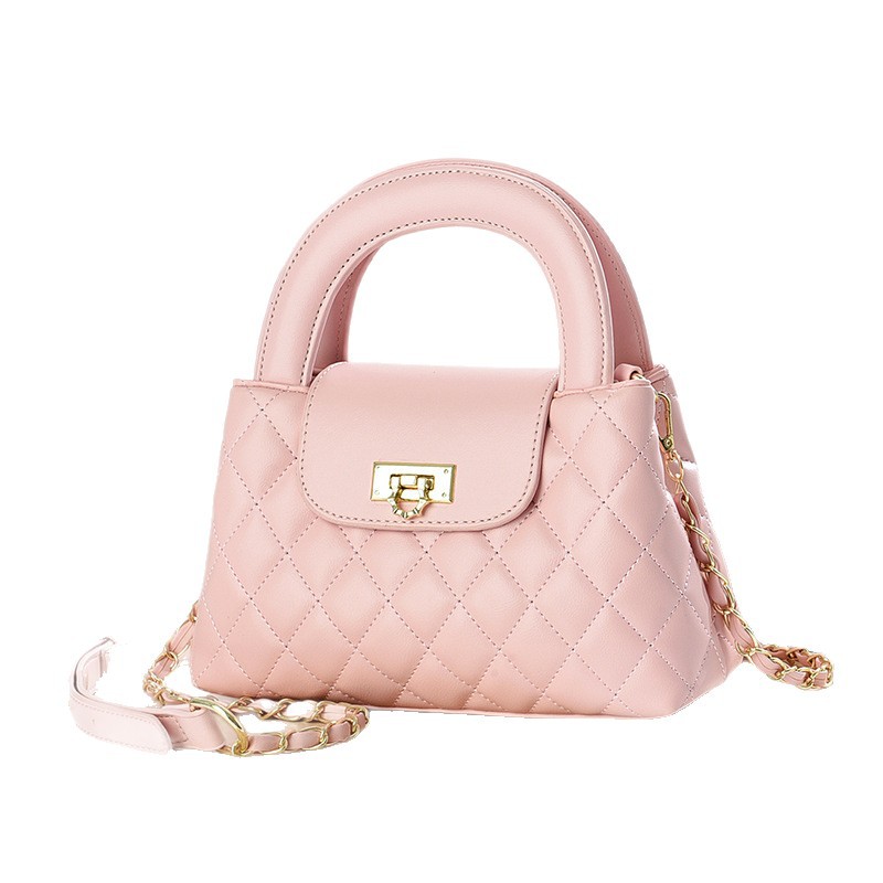 Bolso exquisito 2025, bolsos de mujer, bolsos de cadena de diamante, bolsos de moda de hombro, bolsos transfronterizos