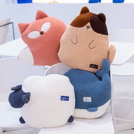 毛绒玩具;靠垫/抱枕;仿真公仔