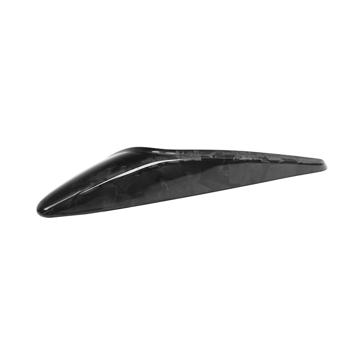100% Real Carbon Fiber Camera Trim - For 2021 Tesla Model Y 3 - Bright Marble Leaf Board Turn Signal Cover