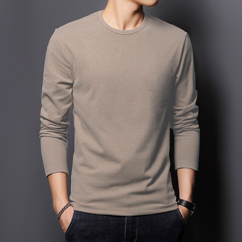 SMR24 카키(라운드넥-양면벨벳)