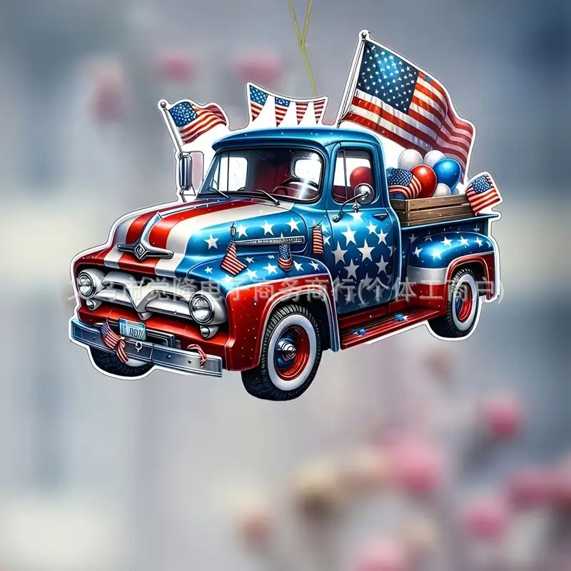 Ventas transfronterizas de banderas creativas y automóviles creativos de decoración de automóviles colgantes