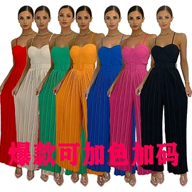 连衣裙;时尚休闲套装;女士连体裤