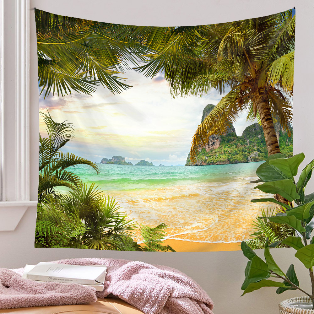 Bohemian Scenery Painting Wall Decoration Cloth Tapestry Wholesale Nihaojewelry display picture 165