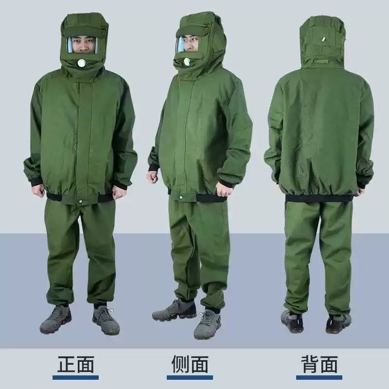 ✅ Комбинезон для пескоструйной обработки, холст, утолщенное покрытие, брюки для пескоструйной обработки, отдельный защитный костюм, полировка