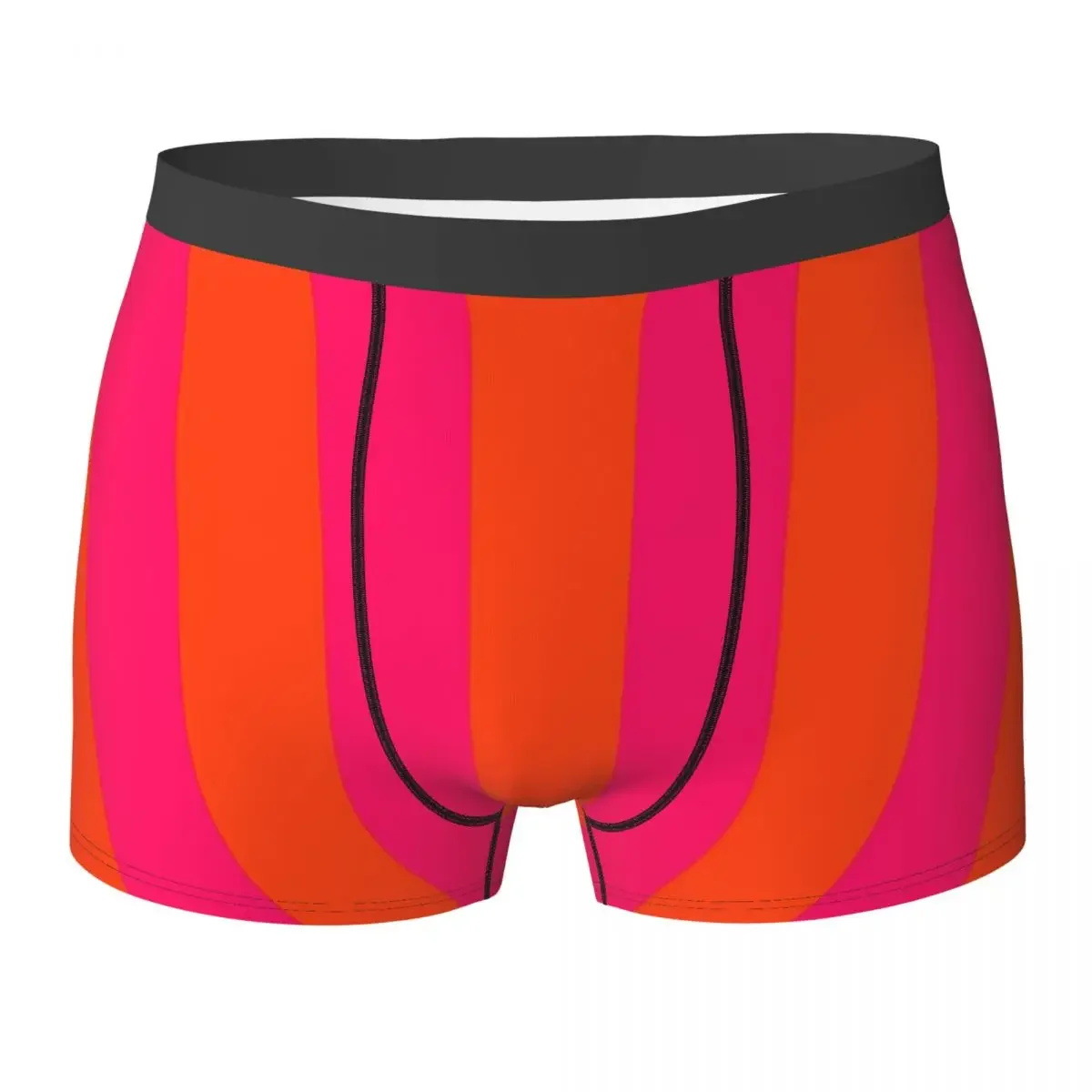 Venta rápida transfronteriza venta caliente 3D transpirable ropa interior casual para hombres color arco iris bóxer pantalones cortos para hombres MP01