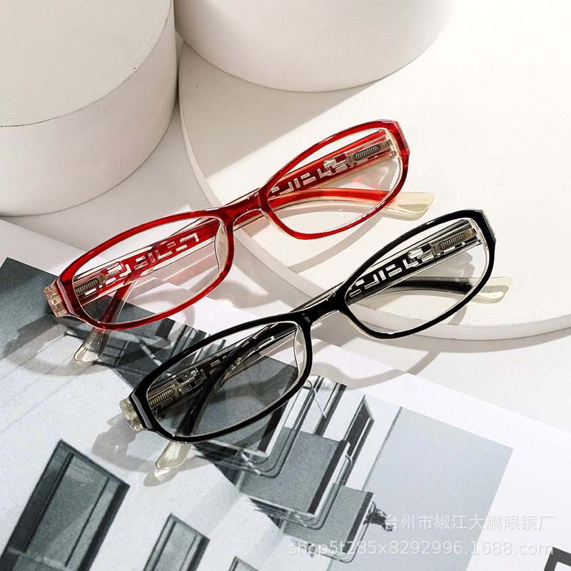 加工定制老花镜弹簧脚激光雕刻防蓝光可定制颜色logo外贸跨境批发