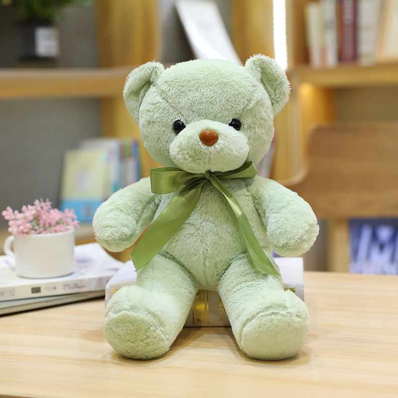 Muñeca de oso de agarre de 8 pulgadas, lanzamiento de boda, muñeca de peluche de oso de diez colores, muñeca de peluche de regalo