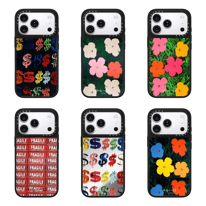 Co-branded Andy Warhol floral colorful phone case suitable for iPhone 18 Pro Max/16P creative 15 Co-branded Andy Warhol floral colorful phone case suitable for iPhone 18 Pro Max/16P creative 15