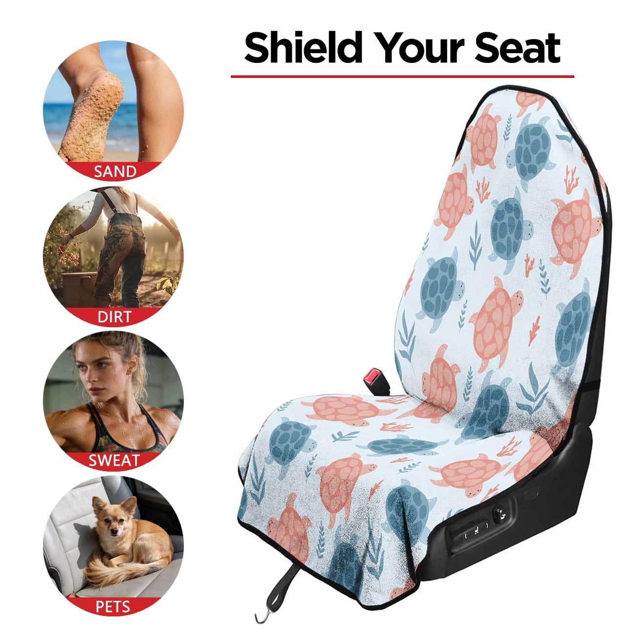 Marine seat towel cover front seat protector suitable for gym and exercise, universal for all seasons and car use