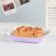 Color disposable film-coated snack boat box French fries chicken nuggets packing box barbecue fried chicken open tray fruit packaging
