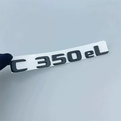 Suitable for Mercedes-Benz New Energy Car logo - standard-c350elmatte-black