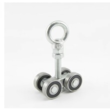 厂家直销重型移门吊轮工业门滑轨配件折叠门推拉门吊轨轨道钢吊