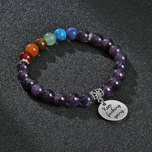 NFC Bible Amethyst String NXP NTAG216 Chip Energy String Anti-sweat Corrosion Coating nfc String