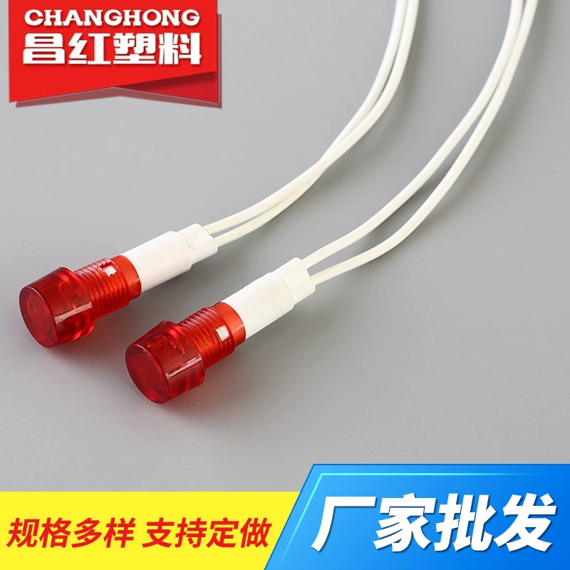 Оптовая Продажа с фабрики 10-3 красный пластиковый сигнальный индикатор бытовой водонагреватель Индикатор электронного элемента в наличии