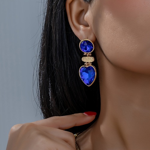 Medieval-style vintage retro fashion elegant earrings court style earring pendant stud earrings light luxury high-end ear accessories