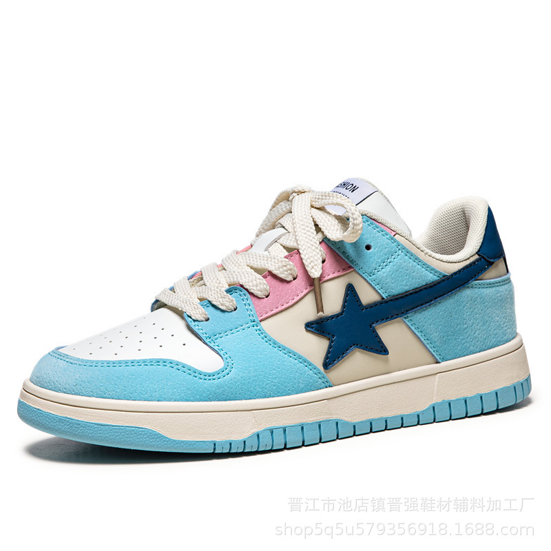 Nicho de diseño original para parejas zapatos de skate para hombres invierno nuevo meteorito zapatos casuales de suela suave amortiguador zapatos de moda