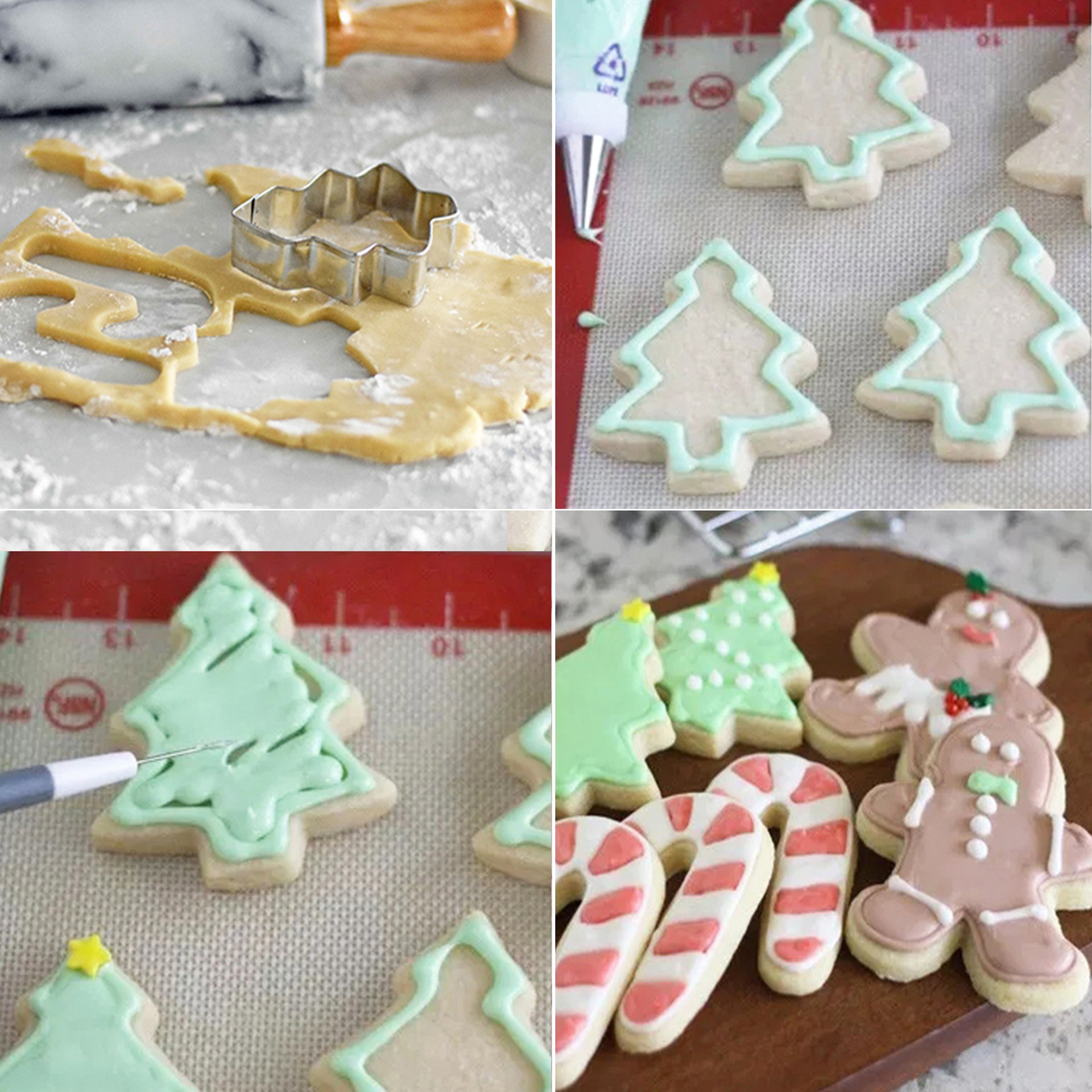 23g Weight Bakeware Kitchen and drinking utensils 1 Piece Quantity Daily Occasion Stainless Steel Material Christmas Festival Star, Snowflake Pattern Simple Style Style Christmas Simple Style Star Snowflake Stainless Steel Bakeware 1 Piece 9