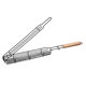 Cross Border Mini Wooden Handle Barbecue Cage Hot Dog Cage Outdoor Wire Stainless Steel Barbecue Net Picnic Barbecue Tools Charcoal Grill
